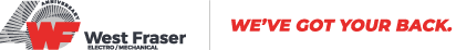 West Fraser Electro/Mechanical 40th Anniversary Logo