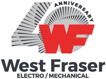 West Fraser Electro/Mechanical 40th Anniversary Logo